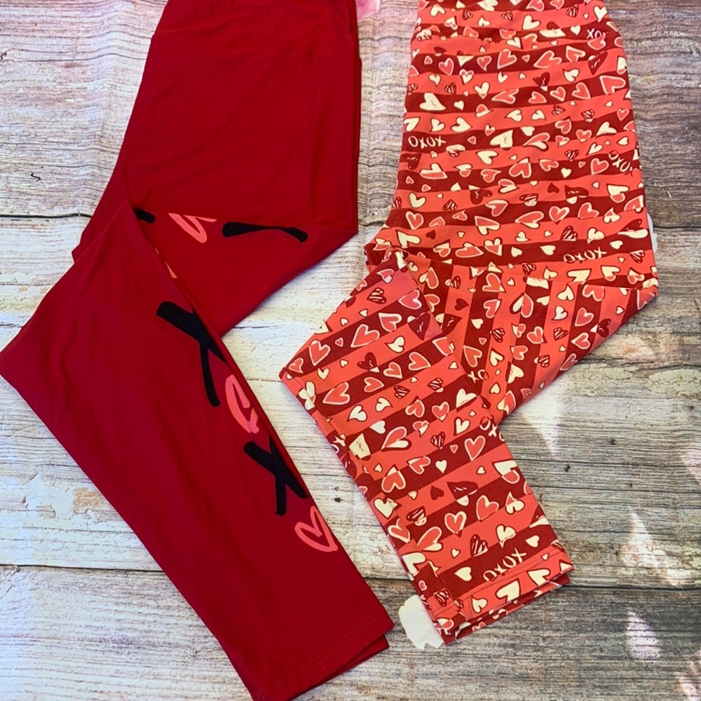 LuLaRoe Bundle of Leggings • Love inspired♥️ Size Tall & Curvy fits sizes 12-16.